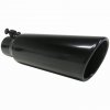 MBRP 18" Diesel Exhaust Tip 6" O.D., Rolled end, 4" intell 18" in length, Black coated MBRP 18" Diesel Exhaust Tip 6" O.D., Rolled end, 4" intell 18" in length, Black coated
